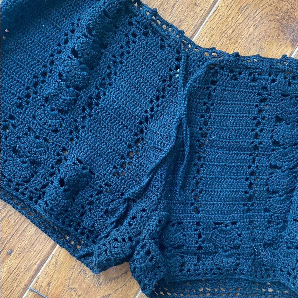 Chan Luu Midnight Crochet Top